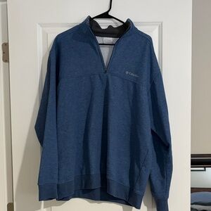 Columbia Men's Zip-Up Sweater in Navy